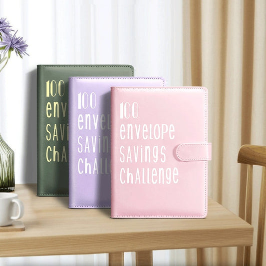 100 envelope challenge saving binder