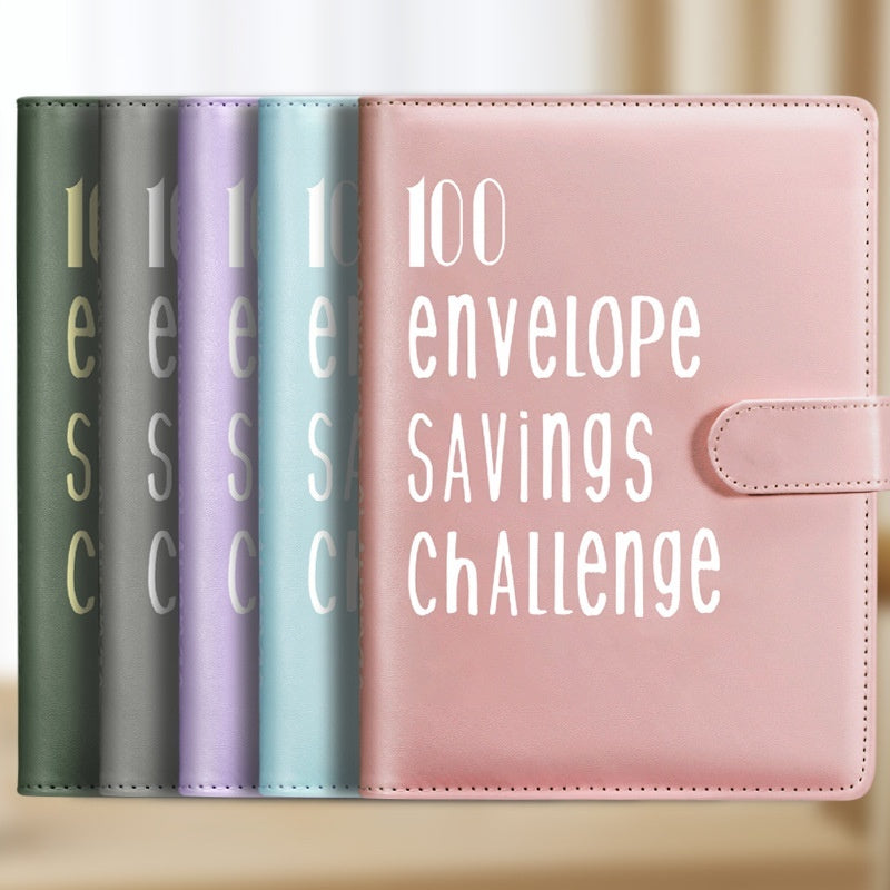 100 envelope challenge saving binder