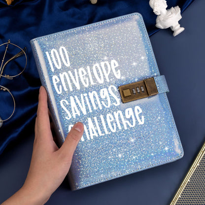 Locked 100 envelope challenge saving binder