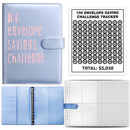 100 envelope challenge saving binder